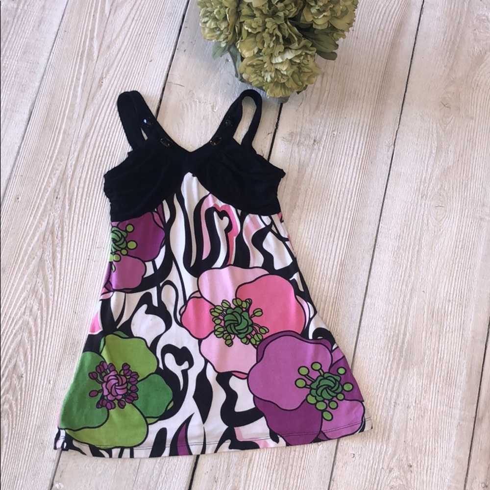 Girls Flower By Zoe Tank Top